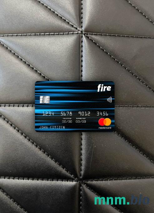 Ireland Fire Financial bank wygląd zdjęcia mastercard skan PSD + zdjęcie